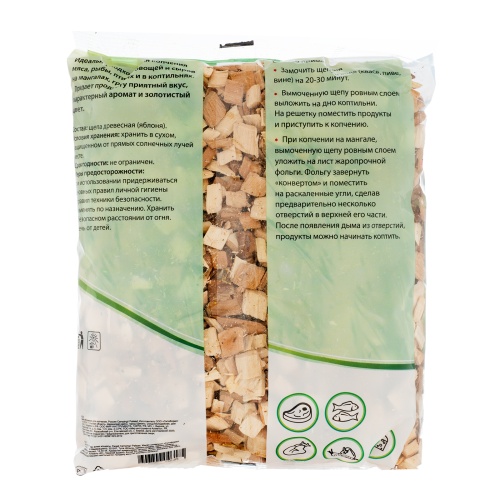 Щепа яблоневая для копчения, Camping Palisad фото 4