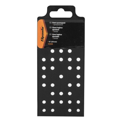 Ключ разводной, 450 мм, хромированный Sparta фото 6