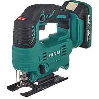 Аккумуляторный бесщеточная лобзиковая пила MINLI 65mm Li-ion 18Vx2 DC303-2.0A