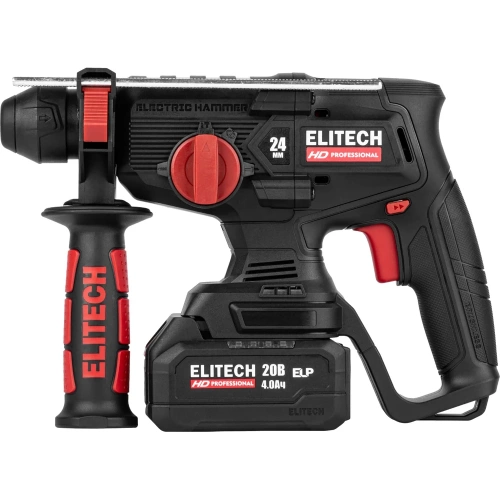 Перфоратор аккумуляторный Elitech HD CRH 2024BL (SDS+, 2,5Дж, 20В, 1х4Ач) 214705 фото 4 Перфоратор аккумуляторный Elitech HD CRH 2024BL (SDS+, 2,5Дж, 20В, 1х4Ач) 214705 фото 4