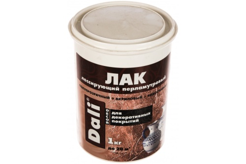 Dali-Decor лак лессирующий перламутр бесцветный 1 кг 6 31067