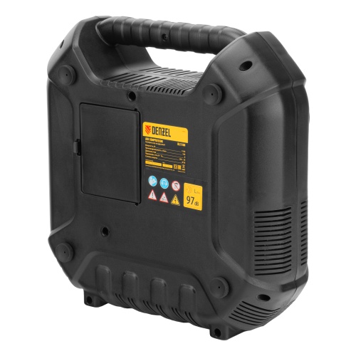 Компрессор воздушный DL1100 1.1 кВт, 180 л/мин, с набором аксессуаров Denzel фото 5