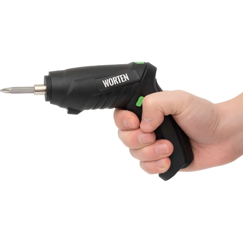 Аккумуляторная отвертка WORTEN 4В, 1АКБ, 1,3 Ач, с набором бит 31 предмет КА-90000327 фото 8
