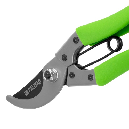 Секатор прямого реза, 200 мм, стальные рукоятки, ПВХ оболочка, BASE Palisad фото 6