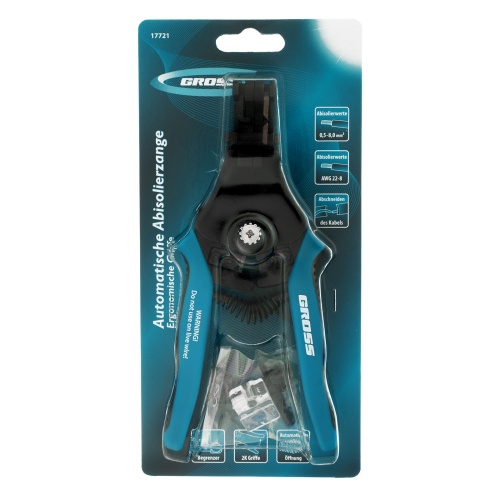 Щипцы для зачистки электропроводов 0.5, 1.0, 1.5, 2.5, 4.0, 8.0 мм/кв (8-22AWG) лезвие SK5 Gross фото 10 Щипцы для зачистки электропроводов 0.5, 1.0, 1.5, 2.5, 4.0, 8.0 мм/кв (8-22AWG) лезвие SK5 Gross фото 10