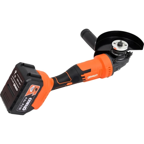 Шлифмашина угловая аккумуляторная СПЕЦ БШУ-21-Б (бесщеточный двигатель), 125мм, 5500-9000об/мин, 21В, 2 аккум Ли-Ион, 4,0Ач, зу 4,0ч СПЕЦ-4128 фото 5 Шлифмашина угловая аккумуляторная СПЕЦ БШУ-21-Б (бесщеточный двигатель), 125мм, 5500-9000об/мин, 21В, 2 аккум Ли-Ион, 4,0Ач, зу 4,0ч СПЕЦ-4128 фото 5