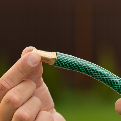 Соединитель для шланга 1/2", латунный Palisad фото 7