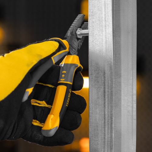 Плоскогубцы комбинированные 165 мм, трехкомпонентные рукоятки Denzel фото 13