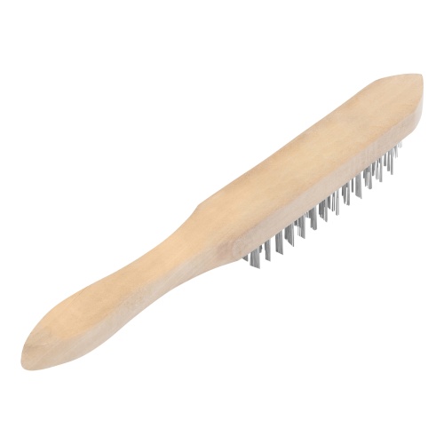 Щетка пятирядная металлическая с деревянной ручкой Sparta фото 2 Щетка пятирядная металлическая с деревянной ручкой Sparta фото 2