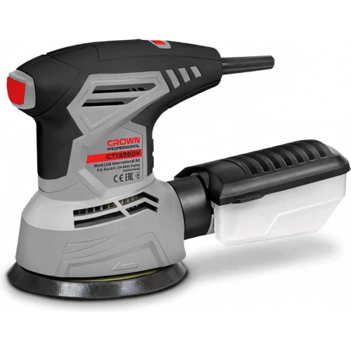 Эксцентриковая шлифовальная машина CROWN CT13560V Эксцентриковая шлифовальная машина CROWN CT13560V