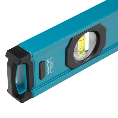 Уровень алюминиевый, магнит., фрезерованный, 3 глазка, 0,5 мм/м, 1200 мм Gross фото 6