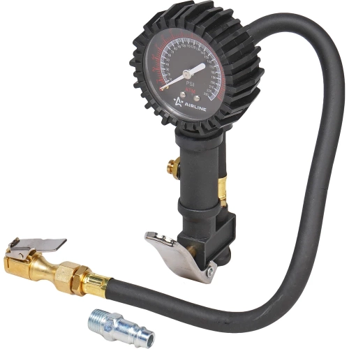 Пистолет для накачки шин с манометром Airline PRO 16АТМ, с клапаном сброса ATBU007 фото 3