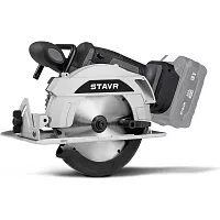 Пила дисковая аккумуляторная Ставр 18V UNI-M, 165мм, Stavr SCW 18BL-165, BL, диск 165x20мм, глубина 55/36мм (90гр/45гр), 7000об/мин, крюк (без АКБ и ЗУ, диск, упор) 9021000076