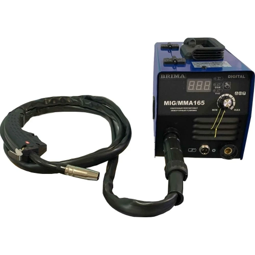 Сварочный полуавтомат Brima MIG/ММА 165 Digital с катушкой флюсовой проволоки 220В НП000001035 фото 7 Сварочный полуавтомат Brima MIG/ММА 165 Digital с катушкой флюсовой проволоки 220В НП000001035 фото 7