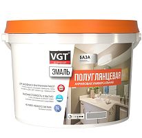 Эмаль универсальная VGT База С полуглянцевая 1 кг