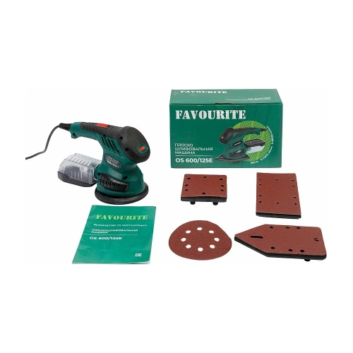 Плоскошлифовальная машина FAVOURITE OS 600/125E 600Вт, 0-14000об/мин, 0-28000кол/мин, 4 насадки 109205600 фото 9 Плоскошлифовальная машина FAVOURITE OS 600/125E 600Вт, 0-14000об/мин, 0-28000кол/мин, 4 насадки 109205600 фото 9