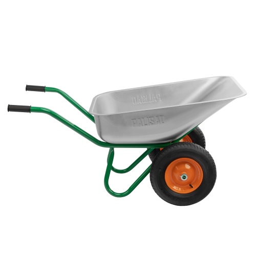 Тачка садово-строительная, 2-х колесная, усиленная, грузоподъемность 320 кг, объем 90 л Palisad фото 6
