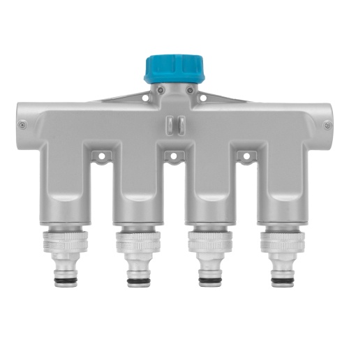 Разветвитель четырехканальный, с внутренней резьбой 3/4", алюминий, LUXE Palisad фото 3