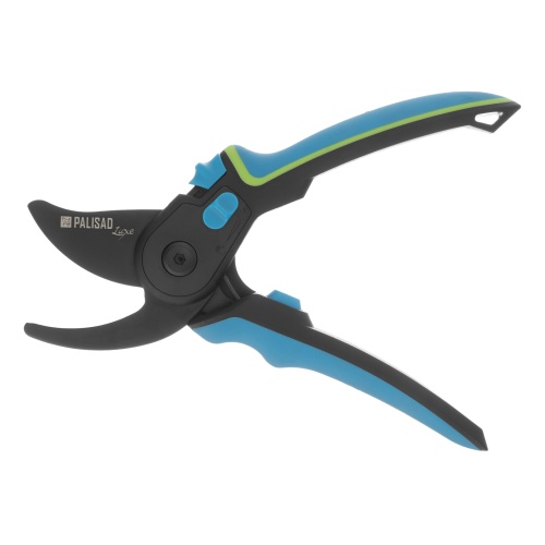 Секатор прямого реза, 225 мм, регулировка захвата, трехкомпонентные рукоятки, Luxe, Palisad фото 3
