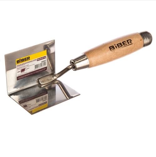 Кельма Biber 35421 для внутренних углов 80х60х60 мм Кельма Biber 35421 для внутренних углов 80х60х60 мм