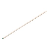 Черенок деревянный, 25 х 1200 мм, высший сорт, пластиковая резьба (подходит для метел, щеток)