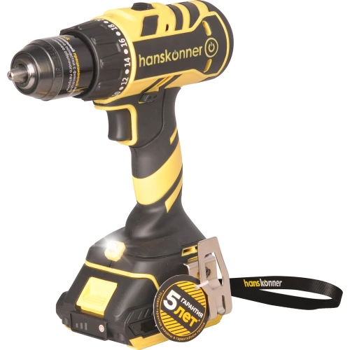 Аккумуляторный шуруповерт Hanskonner HCD1865 фото 9