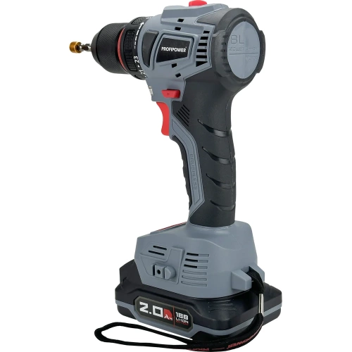 Аккумуляторный шуруповерт бесщеточный Profipower MKBL-18B Li-ion-2шт, 18В, 2.0Ач, З/У, 0.8-10 мм, кейс T0056 фото 6 Аккумуляторный шуруповерт бесщеточный Profipower MKBL-18B Li-ion-2шт, 18В, 2.0Ач, З/У, 0.8-10 мм, кейс T0056 фото 6