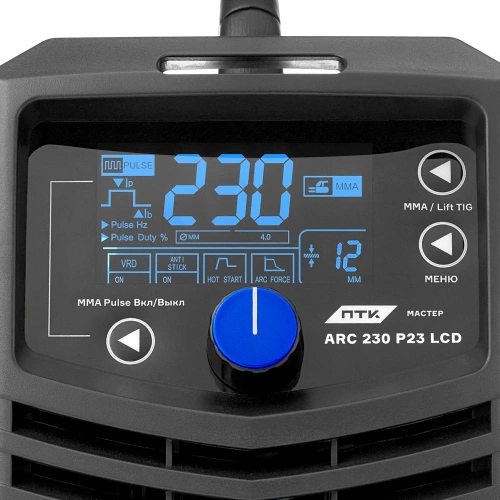 Аппарат ручной дуговой сварки ПТК МАСТЕР ARC 230 P23 LCD СК- 00043946
