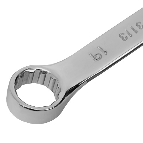 Ключ комбинированный, 19 мм, CrV, полированный хром Matrix фото 4