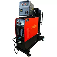 Сварочный полуавтомат CASTOLIN CastoMIG 500P в комплекте с блоком охлаждения горелки,тележкой, механизмом подачи проволоки с роликами под порошковую проволоку1.2/1.6К , и соединительным шланг-пакетом 5метров 72300009