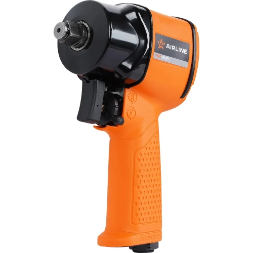 Гайковерт пневматический ударный композитный AIRLINE 1/2DR 610Нм PRO с головками 17пр. (9-27мм), кейс ATAZ124 фото 4