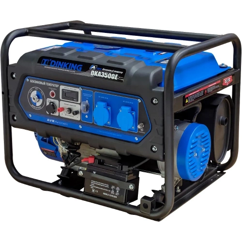 Бензиновый генератор Dinking DKA3500E 3.5 кВт, электростартер, 7.5 лс ГЕН031 фото 3