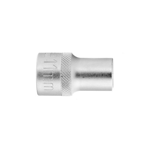 Головка торцевая, 11 мм, двенадцатигранная, CrV, под квадрат 1/2, хромированная Stels фото 2