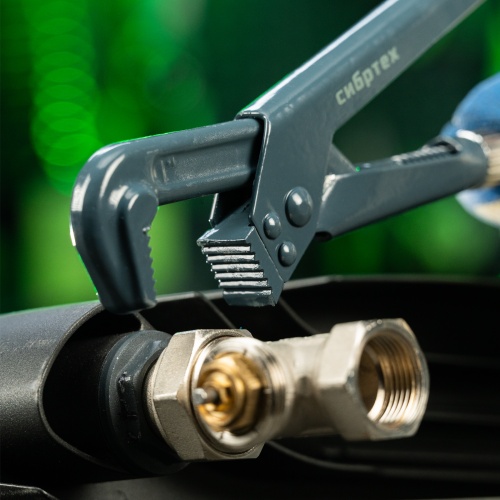 Ключ трубный рычажный КТР-1, 1", кованый, тип "L" Сибртех фото 10