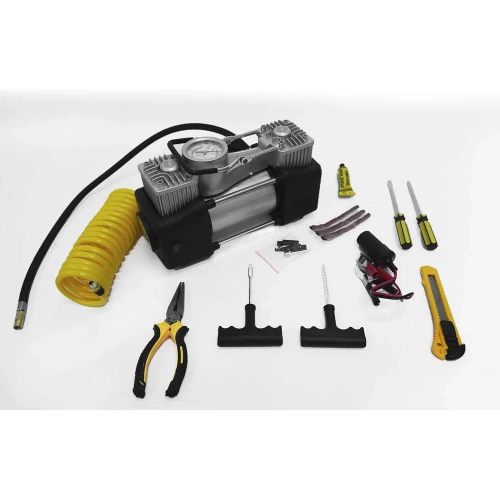 Автомобильный компрессор Dreamcar DK-60LV2 Original 2-х поршневой, с набором для ремонта шин DC-000-0845093 фото 10 Автомобильный компрессор Dreamcar DK-60LV2 Original 2-х поршневой, с набором для ремонта шин DC-000-0845093 фото 10