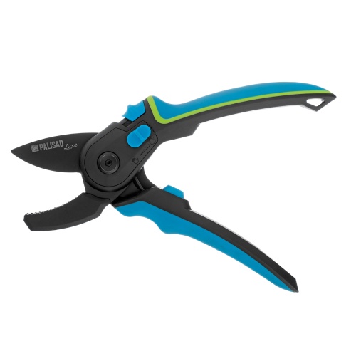 Секатор с наковальней, 220 мм, регулировка захвата, трехкомпонентные рукоятки, Luxe, Palisad фото 3