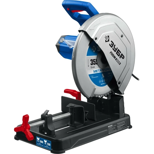 Отрезная пила ЗУБР Профессионал d 355 мм, 2000 Вт ПОМ-355