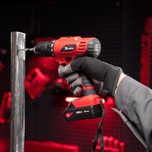 Дрель-шуруповерт аккумуляторная MCDL-12-02, Li-Ion, 12 В, 2 акк. MTX фото 34