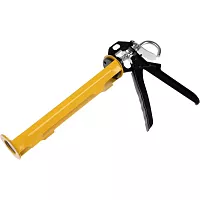 Пистолет для герметика ТУНДРА  полуоткрытый, круглый шток, 225 мм 1935502