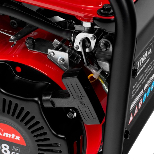Генератор бензиновый RS-1500, 1,1 кВт, 230В, ручной стартер MTX фото 15