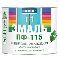 Эмаль Proremontt ПФ-115 белая 2,7 кг