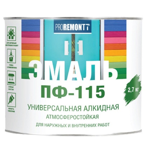 Эмаль Proremontt ПФ-115 белая 2,7 кг