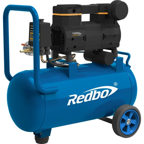 Компрессор безмасляный Redbo ACN-25/1200, 1.2кВт, 105л/мин, 25л, 2цил 39773 Компрессор безмасляный Redbo ACN-25/1200, 1.2кВт, 105л/мин, 25л, 2цил 39773