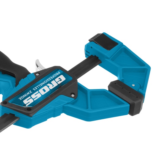 Струбцина реечная, быстрозажимная, пистолетного типа, пошаговый механизм, пластиковый корпус, 300 мм Gross фото 5