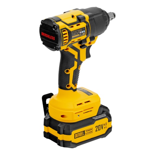 Гайковерт ударный аккумуляторный бесщет. CIWH-BL-20-500, Li-Ion, 20 В// Denzel фото 5 Гайковерт ударный аккумуляторный бесщет. CIWH-BL-20-500, Li-Ion, 20 В// Denzel фото 5