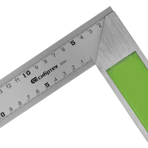 Угольник, 300 мм, металлический Сибртех фото 4