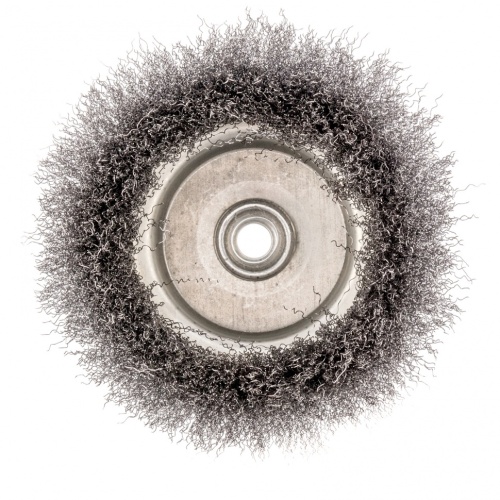 Щетка для УШМ, 150 мм, М14, "чашка", витая проволока 0.3 мм Сибртех фото 2