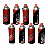 Газовый баллон SUPER GAS набор 8 шт., для портативных газовых приборов, всесезонный, цанговый, пр-во Ю.Корея, арт. 2711139708