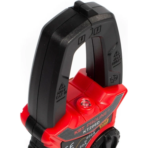 Токовые цифровые клещи КВТ KT 206D PROLINE 80753 фото 4 Токовые цифровые клещи КВТ KT 206D PROLINE 80753 фото 4