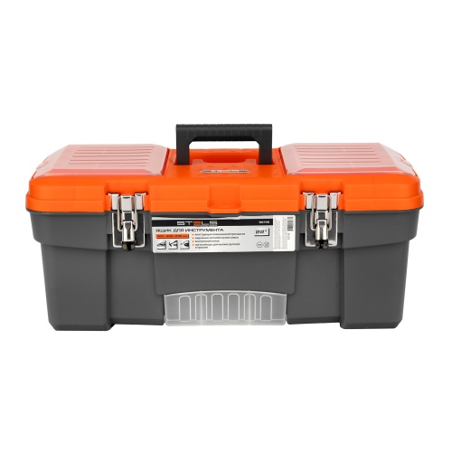 Ящик для инструмента с мет. замками 22", 560х285x235 мм Stels фото 3